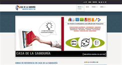 Desktop Screenshot of casadelasabiduria.info