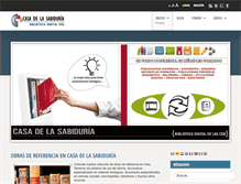 Tablet Screenshot of casadelasabiduria.info